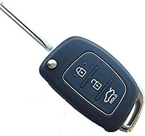 Perfect Shoppe Remote Flip Key Shell (Black) for Hyundai I20, Verna, Xcent, Igen, Sportz, Magna Model
