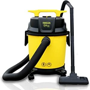 Inalsa Vacuum Cleaner Wet and Dry Micro WD10-1000W with 3in1 Multifunction Wet/Dry/Blowing| 14KPA Suction and Impact Resistant Polymer Tank,(Yellow/Black)